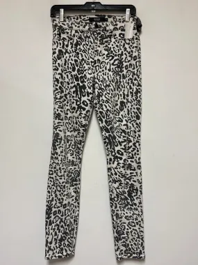 Animal Print Jeans Skinny Hudson, Size 6