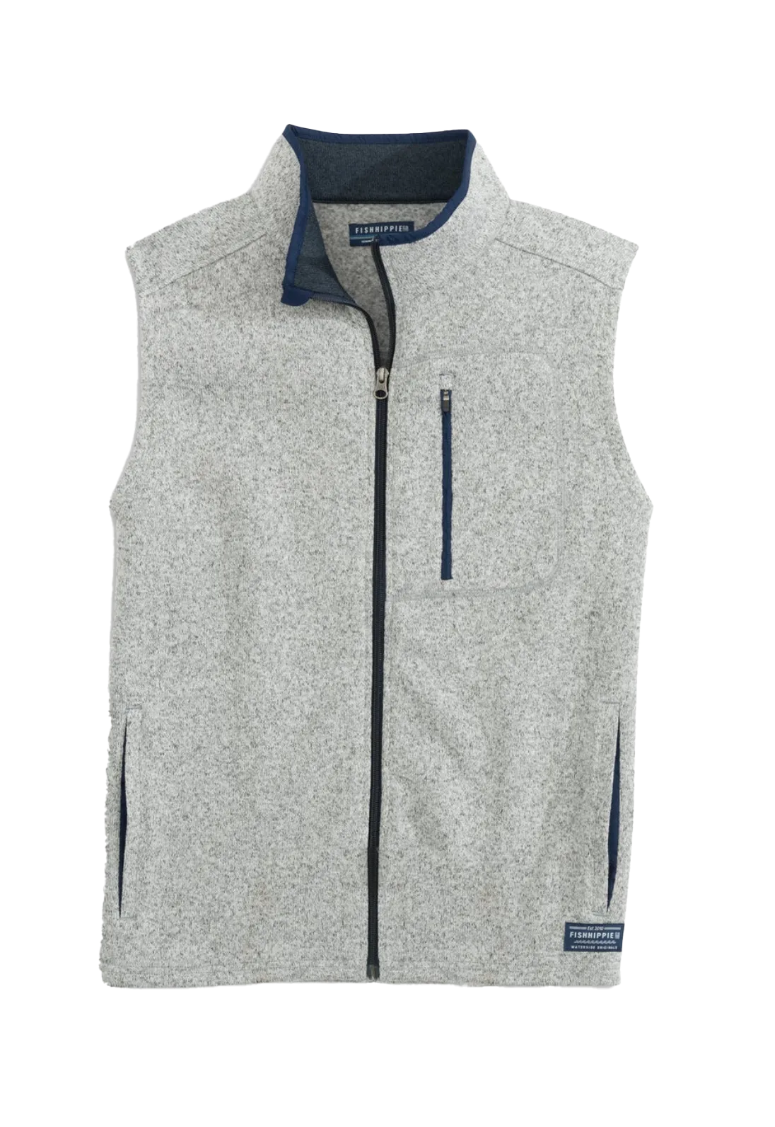 Banyan Fleece Vest Hthr Grey