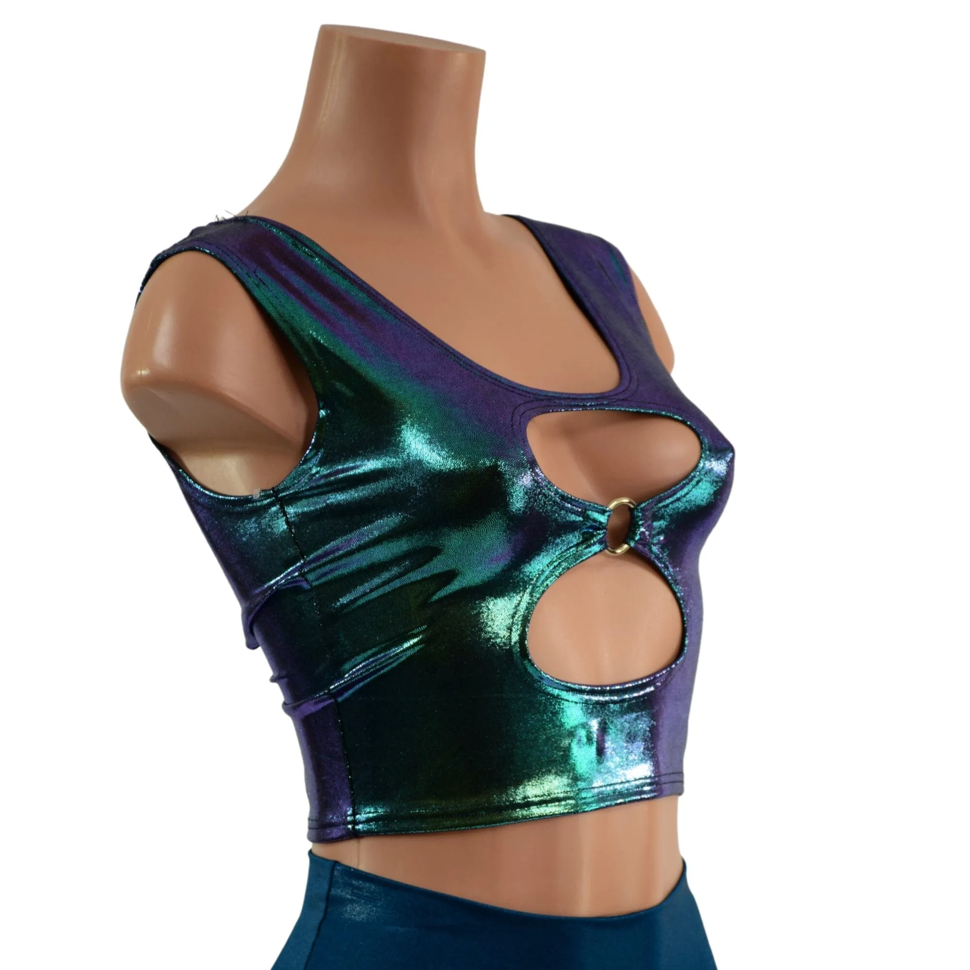 Build Your Own Cutout O-Ring Crop Tank