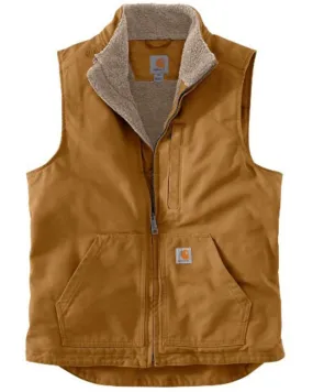 Carhartt Washed Duck Sherpa Lined Mock Vest