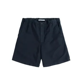 Ezra Relaxed Cotton Linen Short - Dark Navy