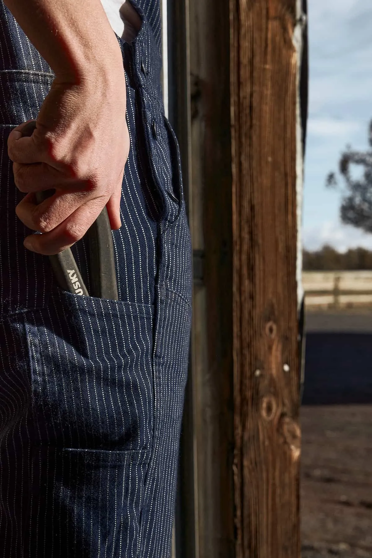 Freshley Overalls in Wabash Stripe