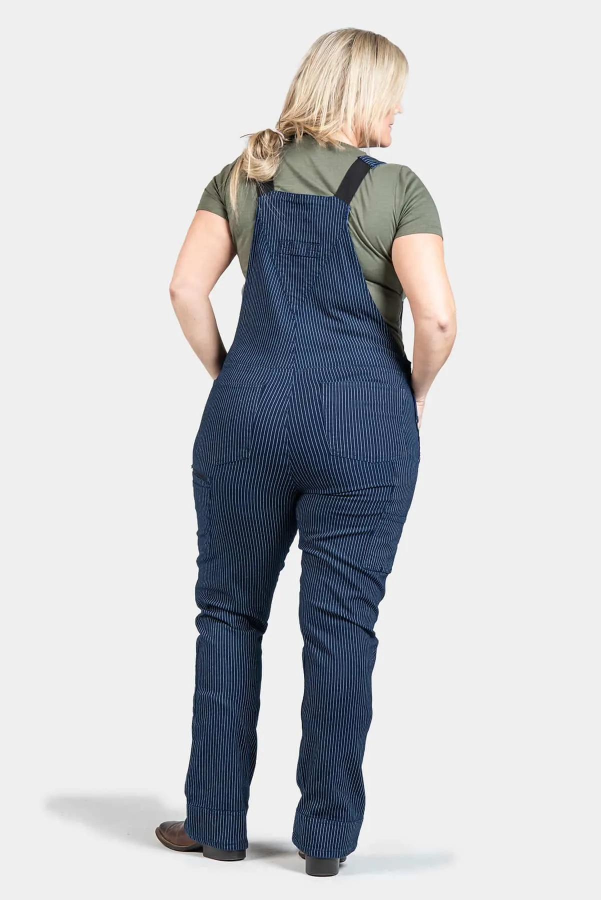 Freshley Overalls in Wabash Stripe