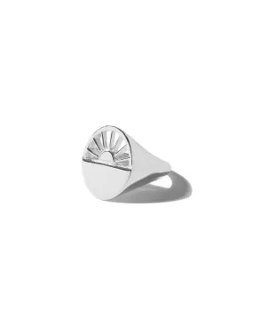 Golden Hour ring <br>Silver