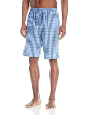 NAUTICA MEN'S WOVEN PLAID SHORT, FRENCH BLUE, MEDIUM