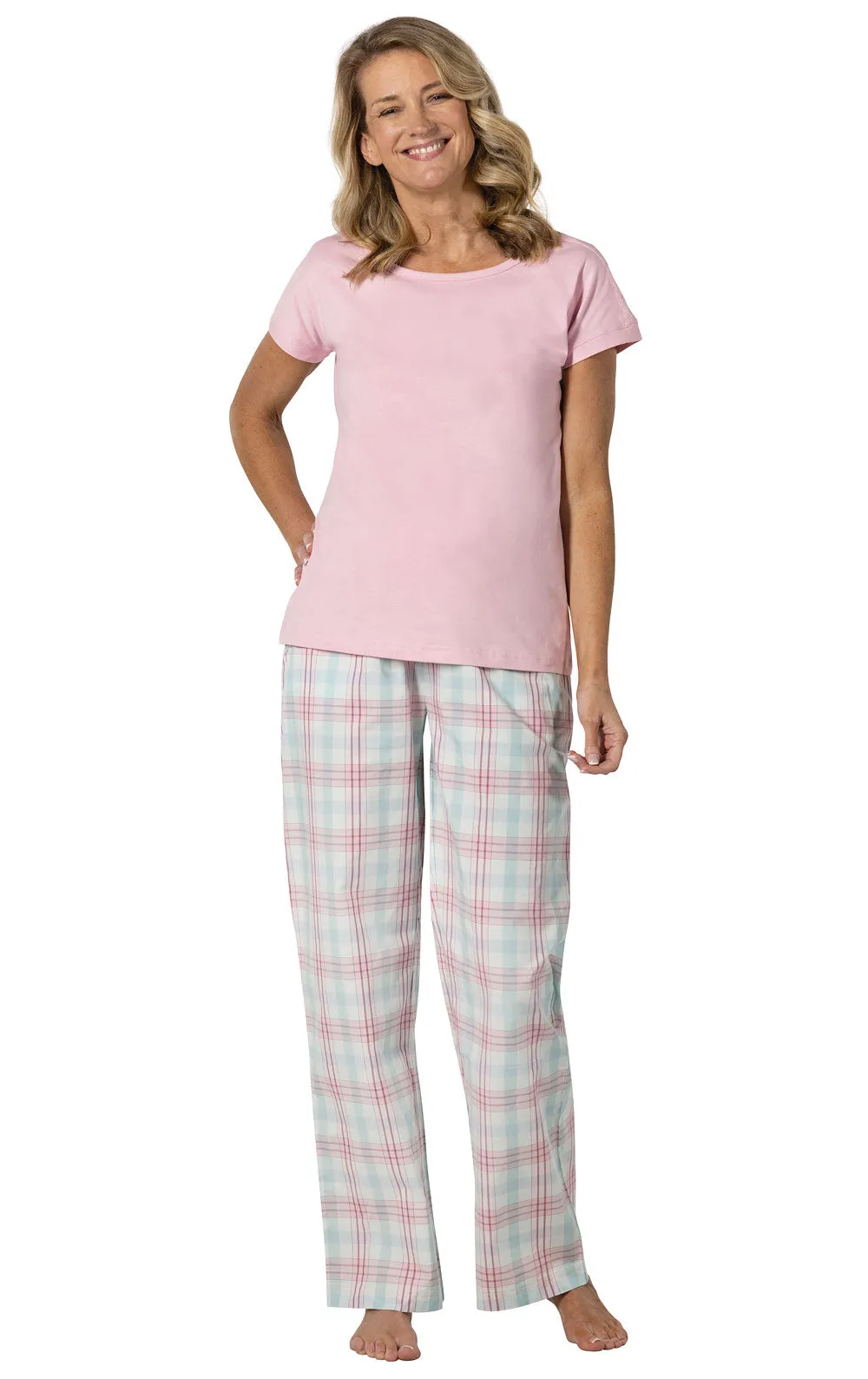 Perfectly Plaid Short Sleeve Pajamas