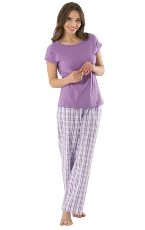 Perfectly Plaid Short Sleeve Pajamas