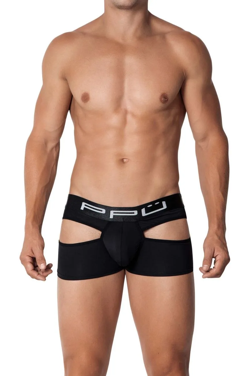 PPU 2104 Open Back Trunks Color Black