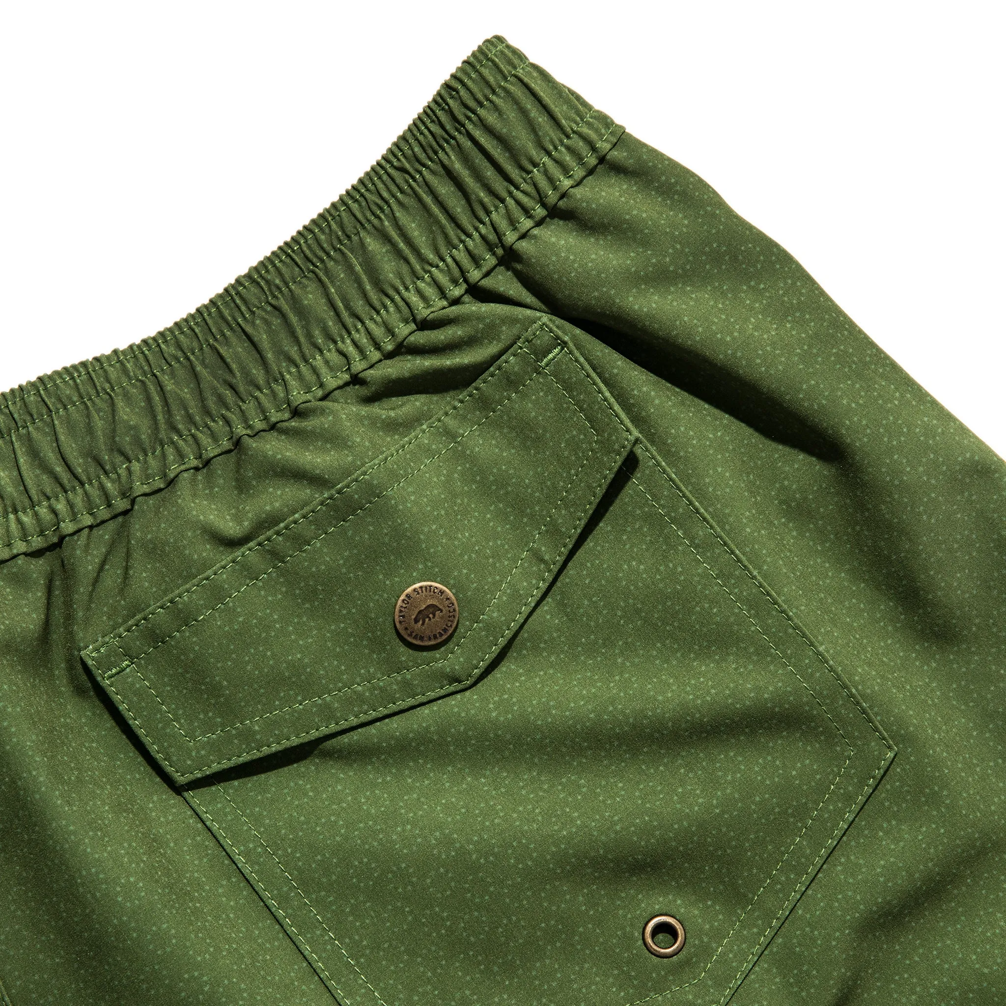 The Yuba Trunk in Olive Print