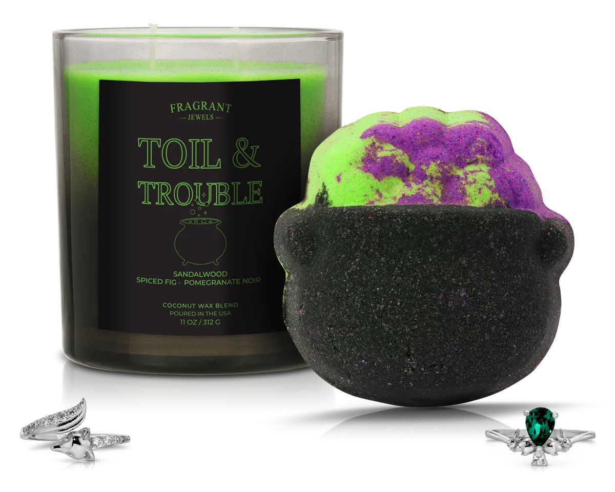 Toil & Trouble - Candle and Bath Bomb Set - Monthly Box